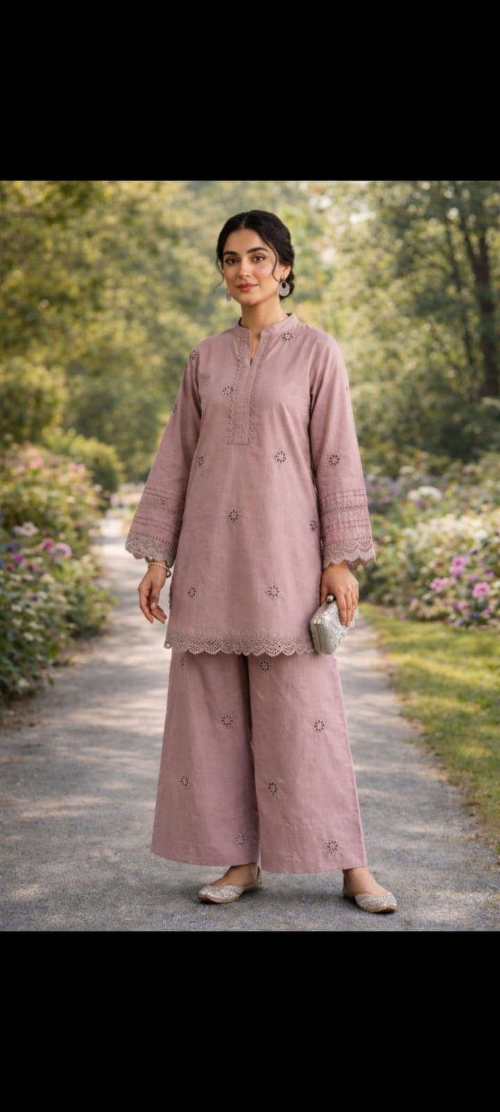 embroidery farshi co,ord set