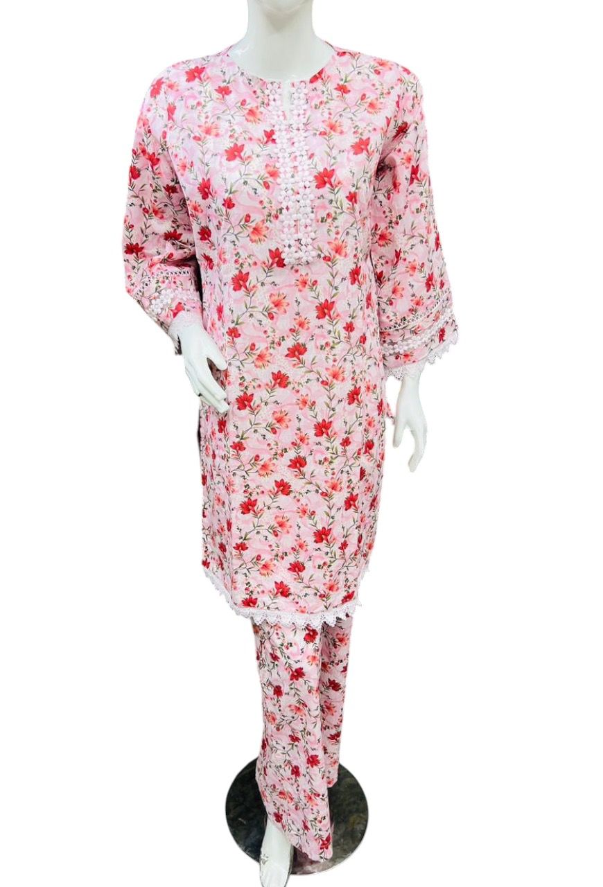 printed plazo co,ord set