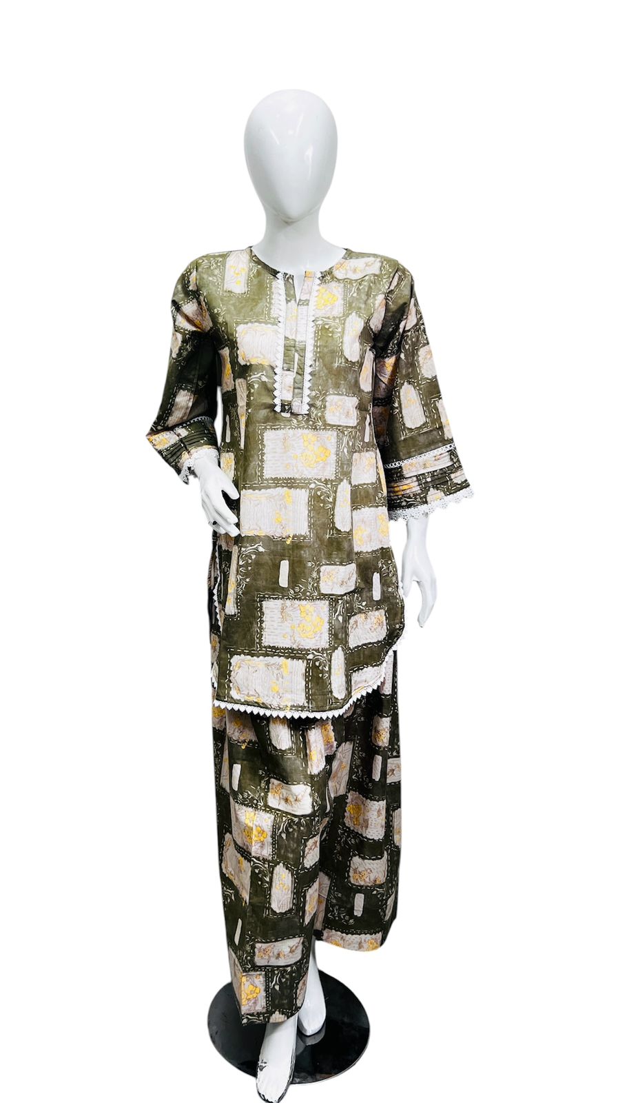 printed farshi co,ord set