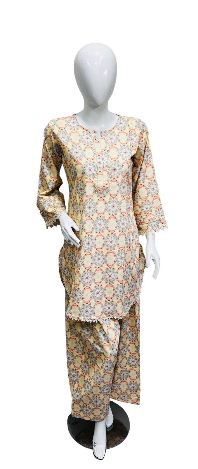 printed farshi co,ord set